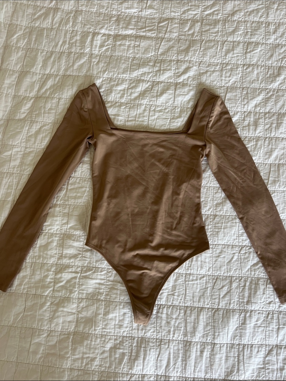 Babaton long sleeve onesie shirt top size small